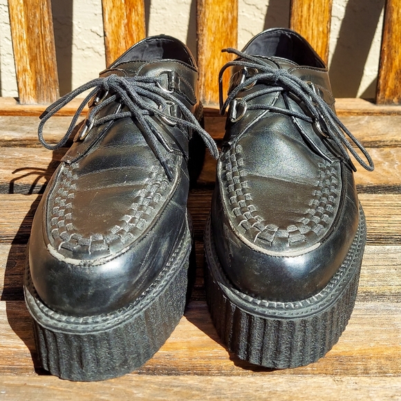 Demonia Shoes Rare Authentic Demonia Black Platform Creeper Shoes Wsecret Coffin